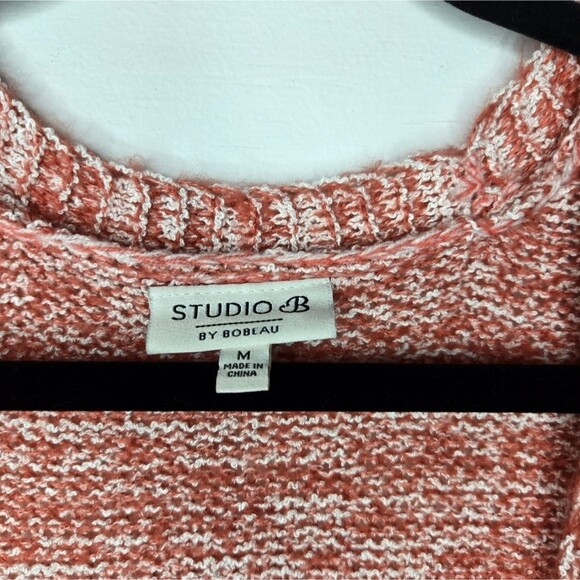 Studio B by Bobeau Longline Duster Length Open Cardigan Lightweight Knit Size M - Picture 5 of 11